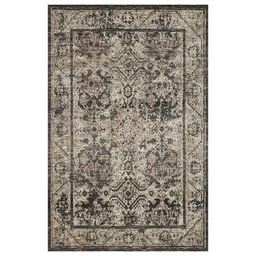 Magnolia Home Lindsay LIS-04 9"3" x 13" Charcoal and Beige Area Rug, , large