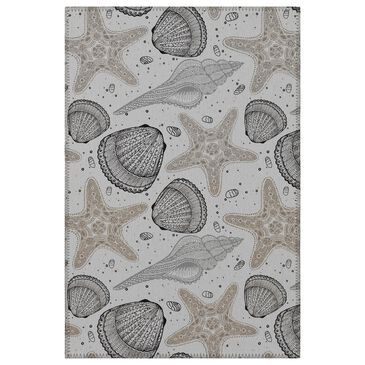 Dalyn Rug Company Seabreeze SZ4 1"8" x 2"6" Silver Area Rug, , large