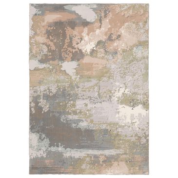 Oriental Weavers Capistrano Abstract 536A1 9"10" x 12"10" Gray Area Rug, , large