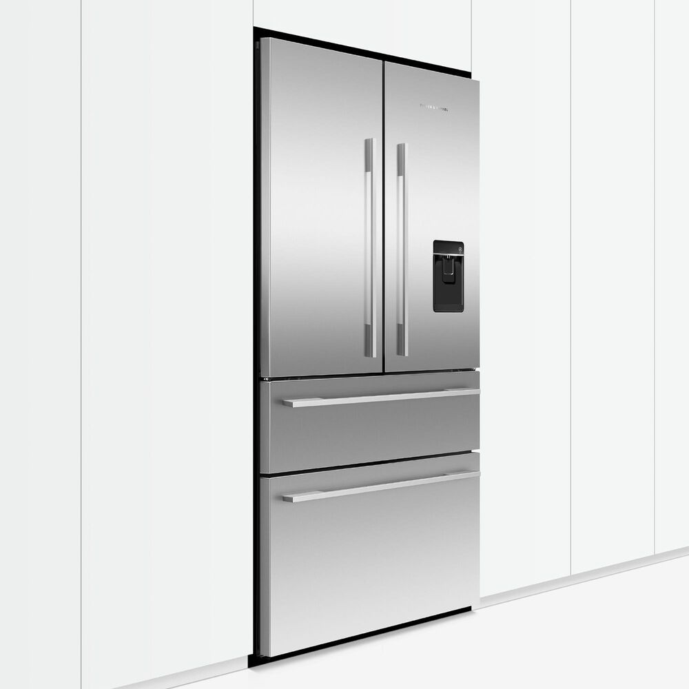 Fisher and Paykel 32&quot; 4-Door French Door Refrigerator in Stainless Steel, , large