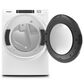 Whirlpool 5.0 Cu. Ft. Front Load Washer and 7.4 Cu. Ft. Gas Dryer Laundry Pair with Pedestals in White, , large