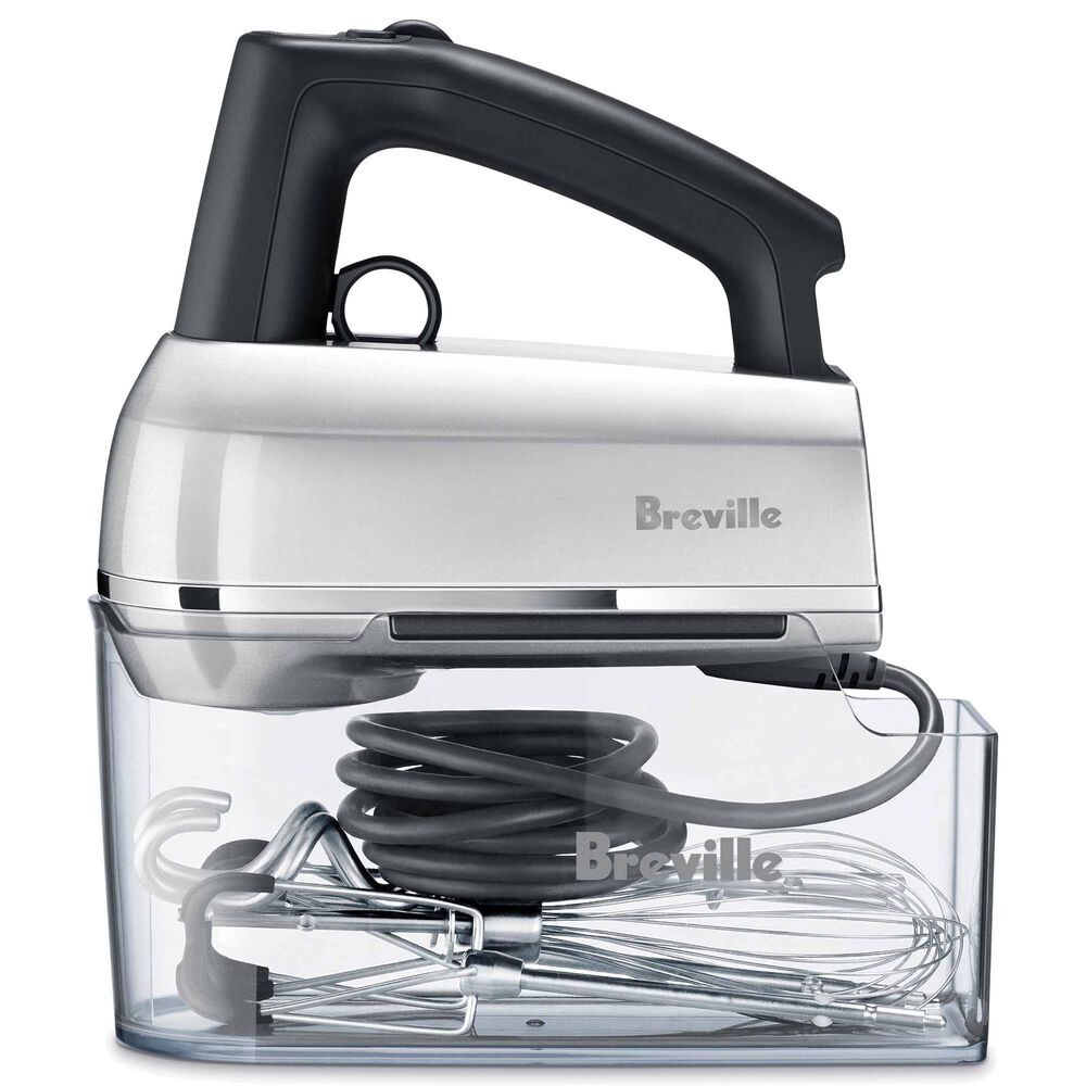 Breville 9-Speed Scraper Hand Mixer in Silver, , large