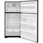 Hotpoint 15.6 Cu. Ft. Recessed Handle Top Freezer Refrigerator Right Hinge in Black, , large