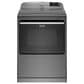 Maytag 5.2 Cu. Ft. Top Load Washer and 7.4 Cu. Ft. Gas Dryer Laundry Pair in Metallic Slate, , large