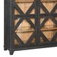 Hooker Furniture Big Sky 2 Door Display Cabinet in Black and Vintage Natural, , large