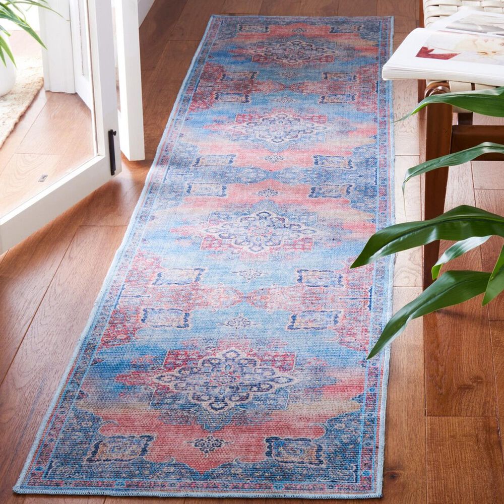 Safavieh Serapi SEP580 2&#39; x 9&#39; Red and Blue Runner, , large