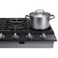 Samsung 30" Gas Cooktop in Black Stainless Steel, , large