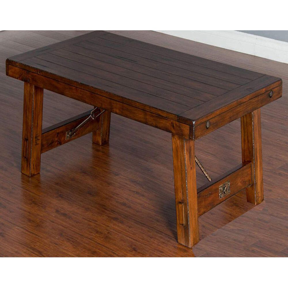 Sunny Designs Tuscany Coffee Table In Vintage Mahogany Nebraska Furniture Mart