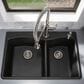 Kohler Cairn 33.5" Double Bowl Sink in Matte Black, , large