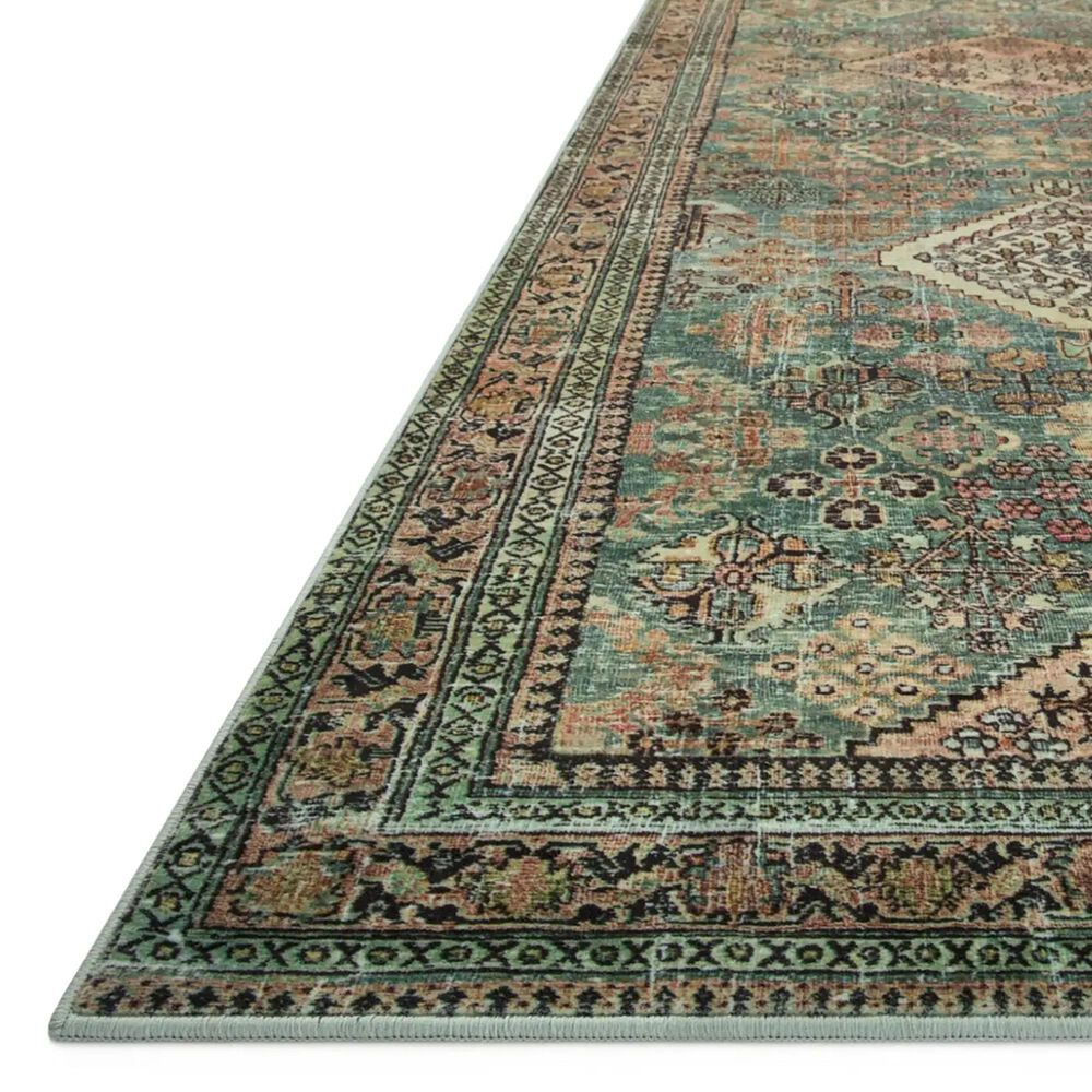 Magnolia Home Sinclair 2&#39;3&quot; x 11&#39;6&quot; Turquoise and Multicolor Runner, , large