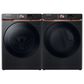 Samsung Laundry Pair with 5.0 Cu. Ft. Smart Front Load Washer with 7.5 Cu. Ft. Smart Electric Dryer in Brushed Black , , large