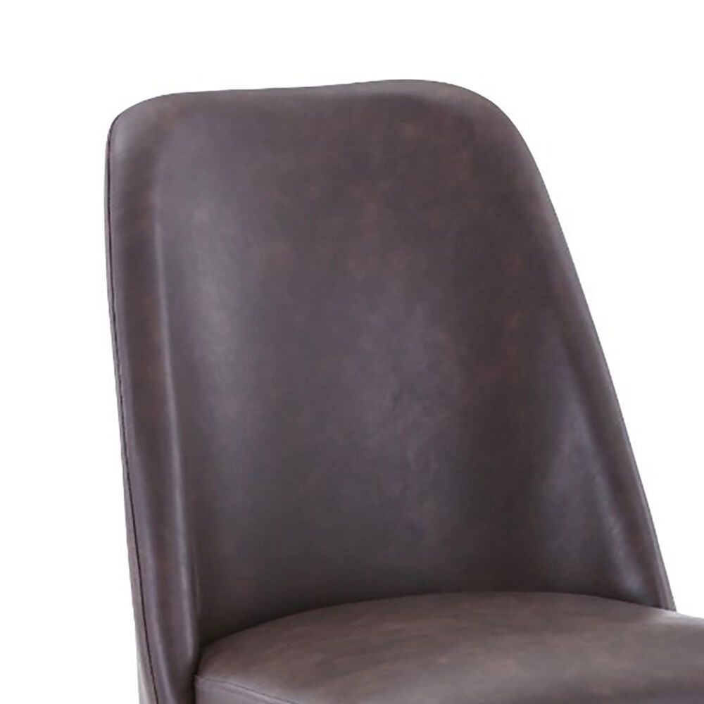 Waltham Maddox Side Chair with Dark Brown Cushion, , large