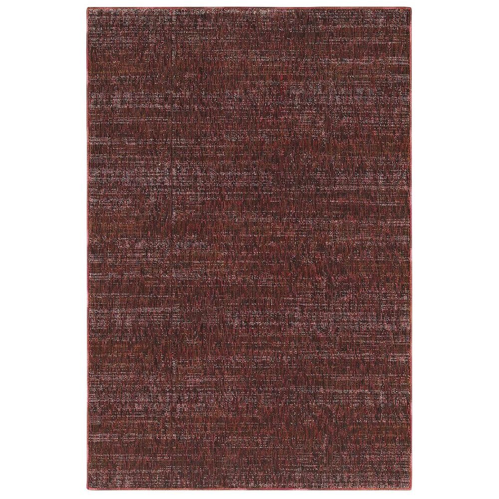 Oriental Weavers Atlas 8033K 8"6" x 11"7" Red Area Rug, , large