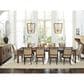 Lexington Furniture Silverado Elk Grove 86" Rectangular Dining Table in Rich Walnut Brown, , large