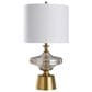 Flair Industries Chatham Glass Table Lamp in Gold, , large