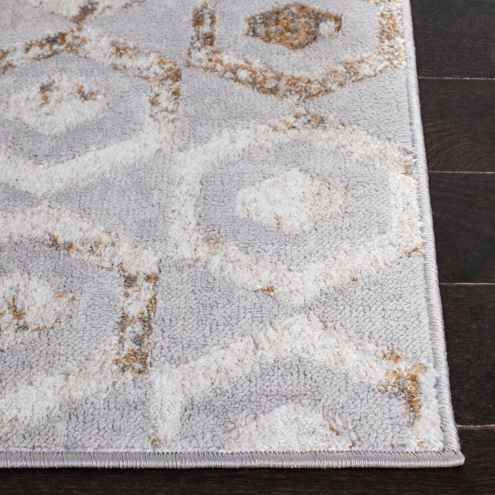 Safavieh Orchard F 4&#39;5&quot; x 6&#39;5&quot; Grey and Gold Area Rug, , large