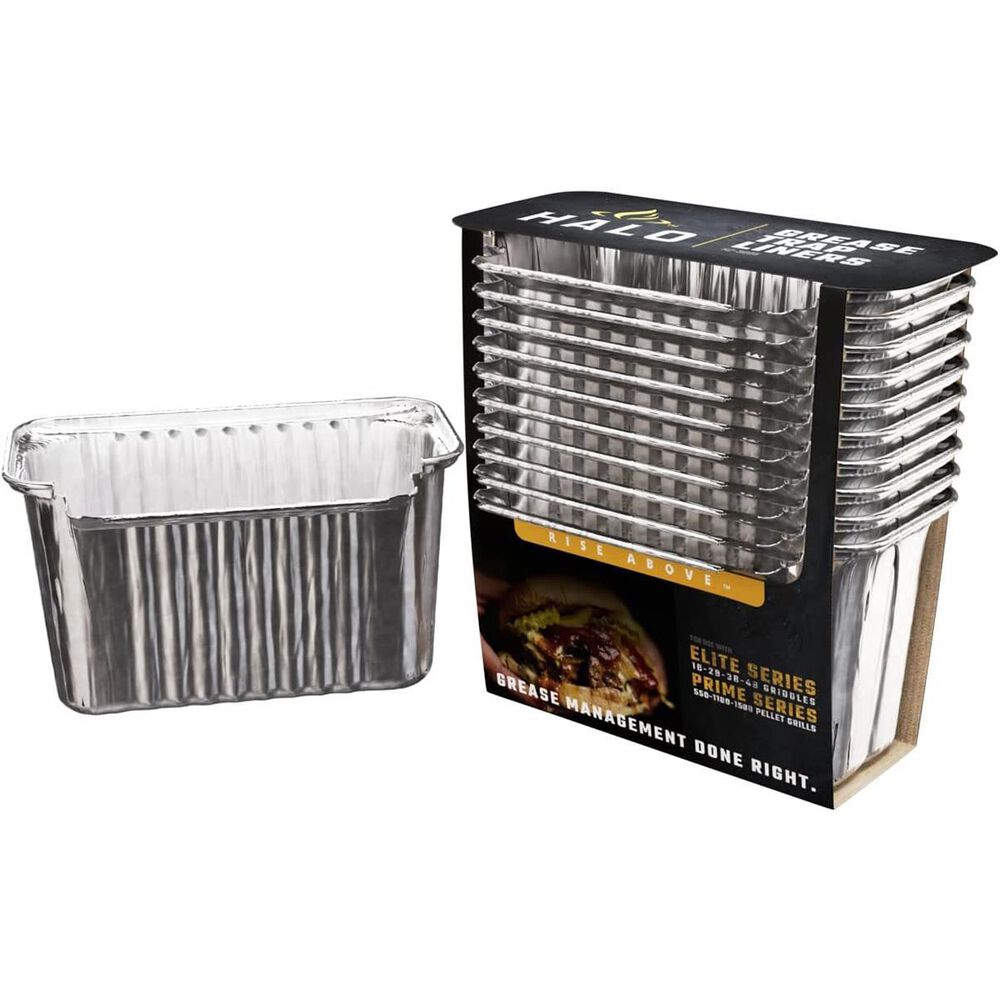 Halo 10-Pack Grease Container Foil Liners, , large