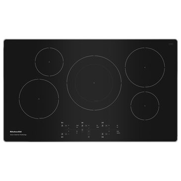 Whirlpool 36" Built-In Electric Induction Cooktop in Stainless Steel, , large