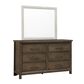 Drew and Jonathan Home Denman 6-Drawer Dresser Only in Dark Brown, , large