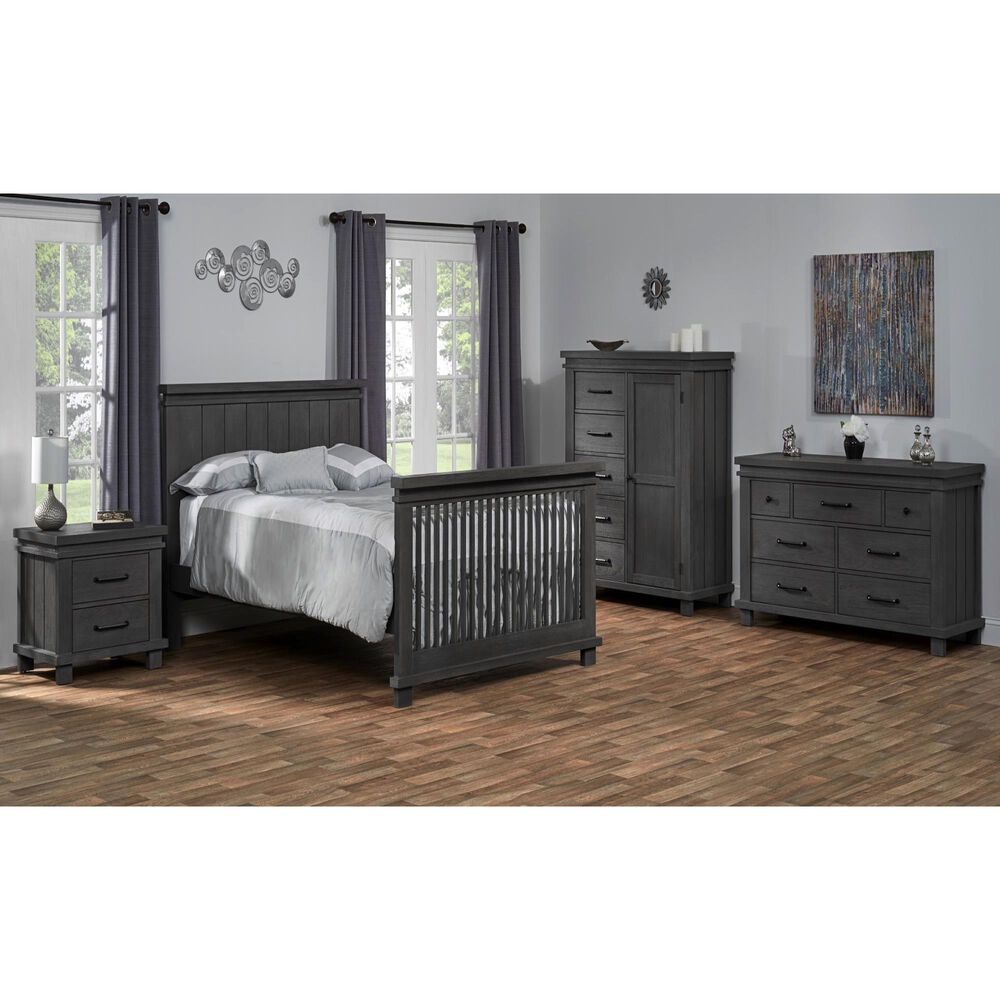 Oxford Baby Hampton Full Bed Conversion Kit in Canyon Gray, , large