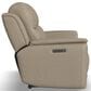 Flexsteel Crew Power Reclining Loveseat with Power Headrests and Lumbar in Pebble, , large