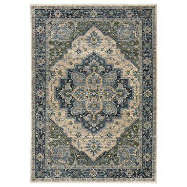 Oriental Weavers Aberdeen Oriental 9"10" x 12"10" Blue Area Rug, , large