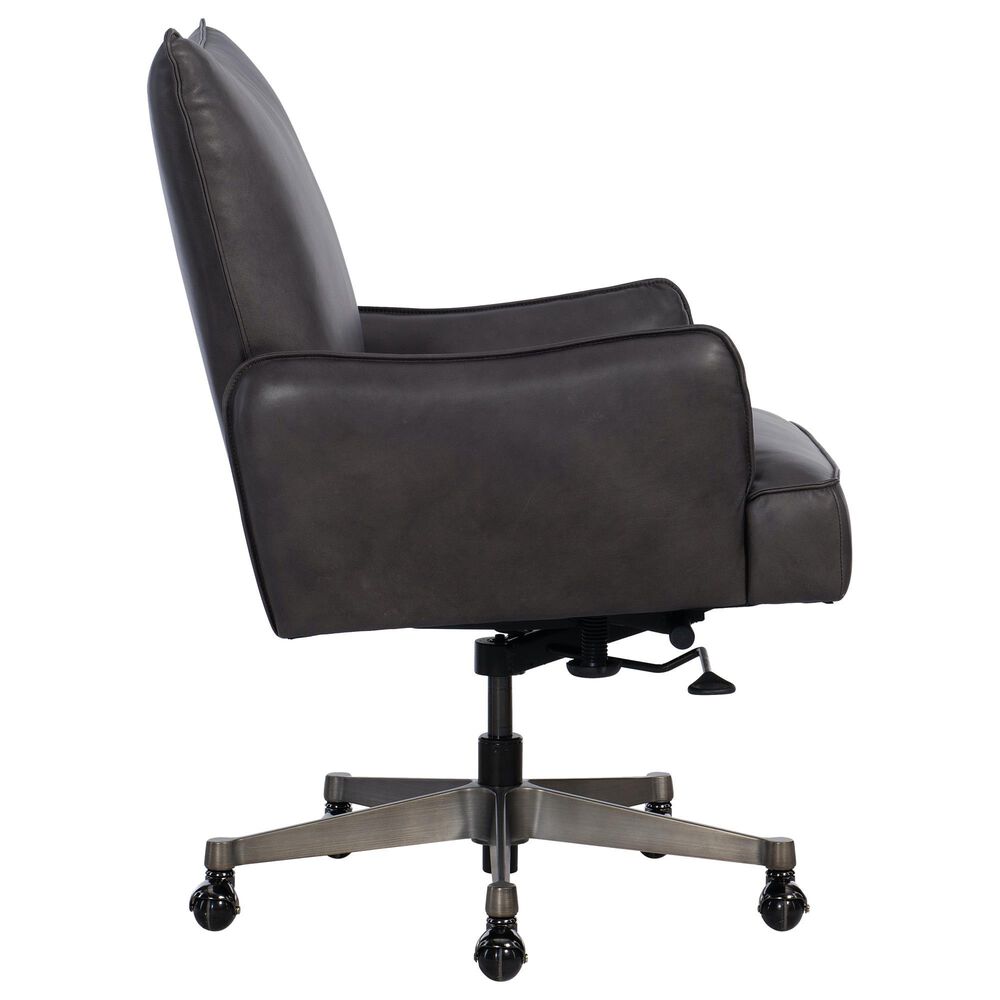 Hooker Furniture Quinn Executive Swivel Tilt Chair in Gray, , large