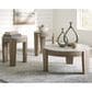 Signature Design by Ashley Guystone 3-Piece Table Set in Light Brown, , large