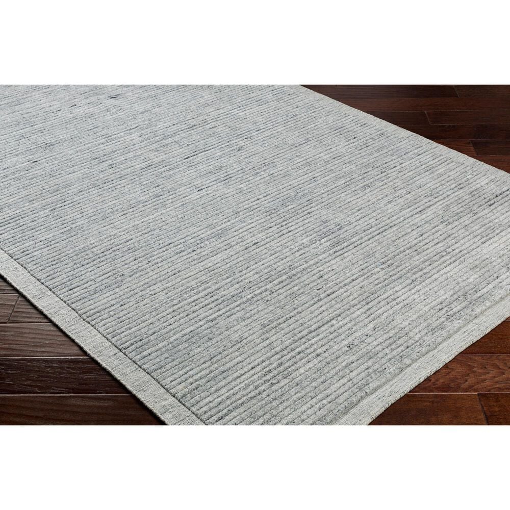 Surya Yasmin 6&#39; x 9&#39; Gray, Ivory and Black Area Rug, , large