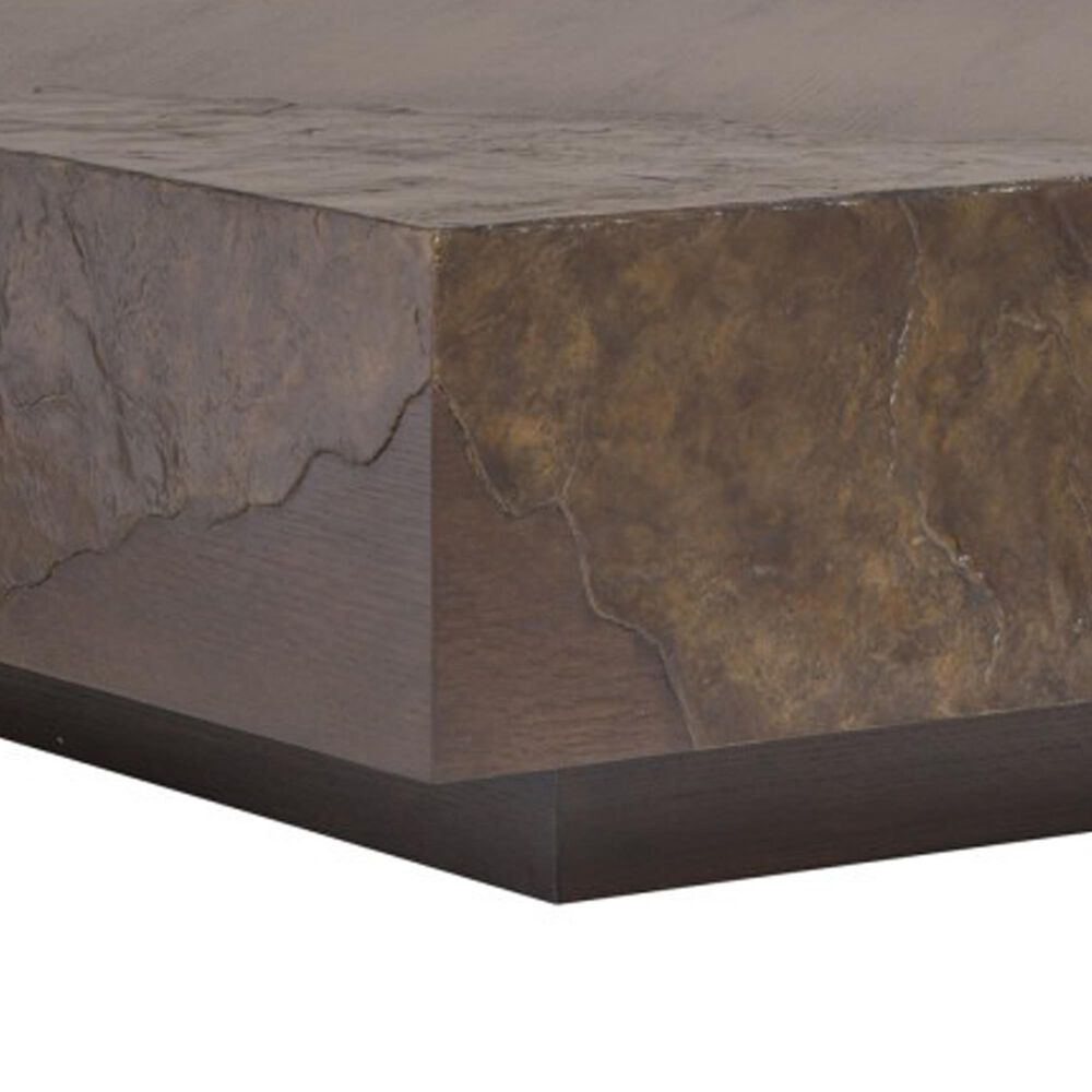 Artistica Metal Contango Cocktail Table in Rich Brown and Bronze, , large