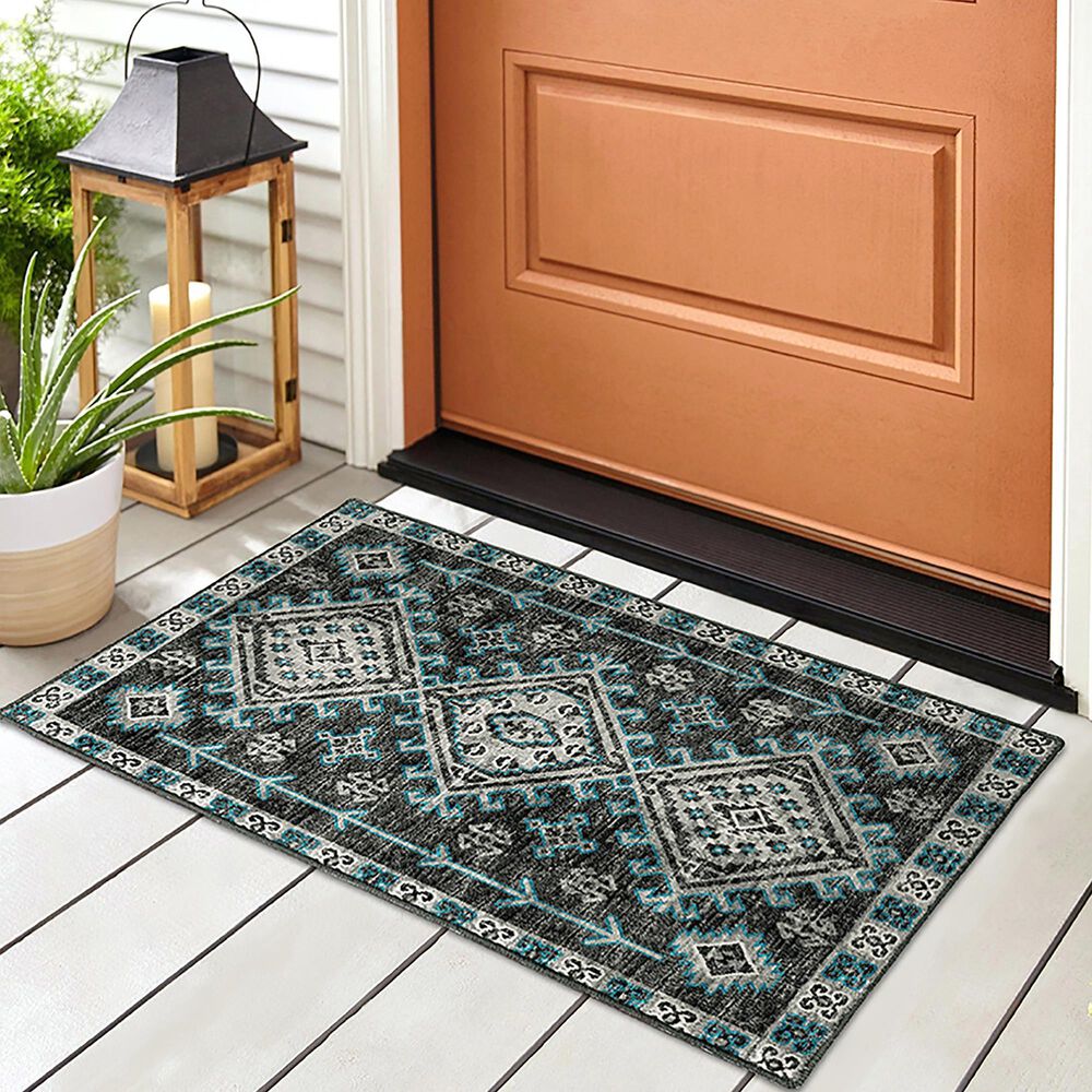 Dalyn Rug Company Brisbane BR2 1&#39;8&quot; x 2&#39;6&quot; Midnight Area Rug, , large