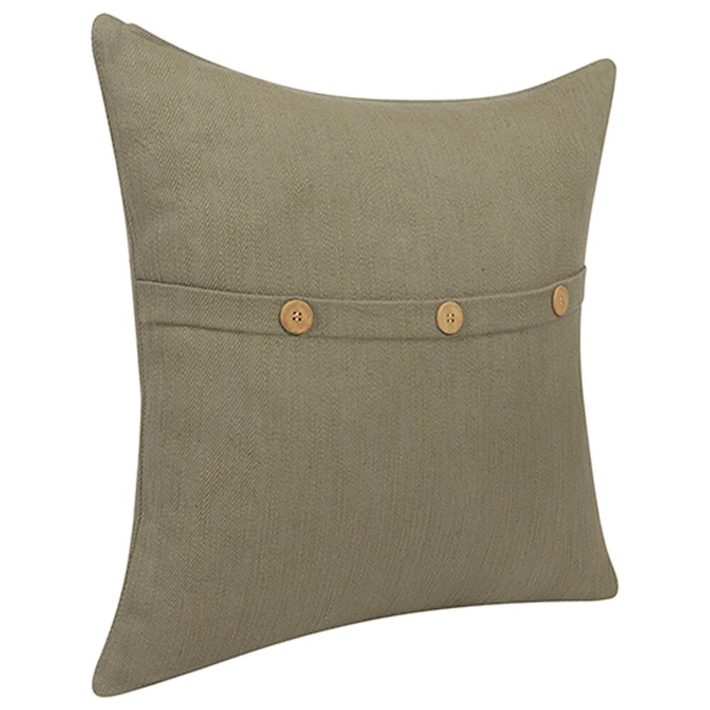L.R. Home South Hampton 18&quot; x 18&quot; Throw Pillow in Sage Green, , large
