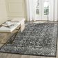 Safavieh Evoke EVK270K-5 5"1" x 7"6" Charcoal/Ivory Area Rug, , large