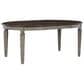 Signature Design by Ashley Lodenbay 5-Piece Oval Dinning Set in Antiqued Gray and Walnut Brown, , large