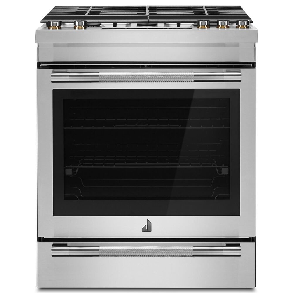 Whirlpool 5.8 Cu. Ft. Slide-In Gas Range with Convection in Stainless Steel and Black, , large