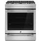 Whirlpool 5.8 Cu. Ft. Slide-In Gas Range with Convection in Stainless Steel and Black, , large