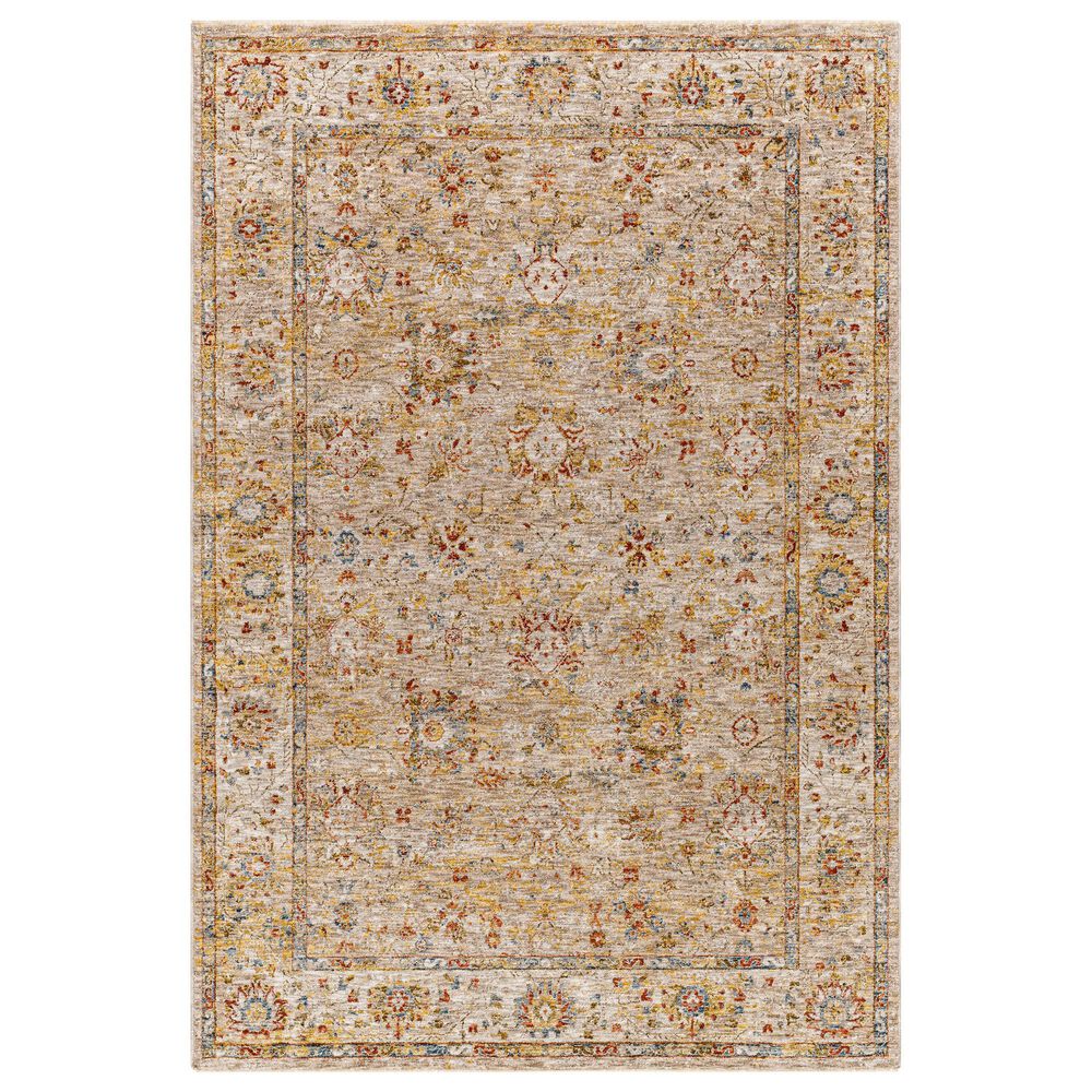 Surya Mona Lisa 2" x 3" Tan, Mustard, Olive, Sage, Brick Red, Dark Blue and Burgundy Area Rug, , large