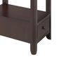 Brassex 1-Shelf Accent Table in Dark Cherry, , large