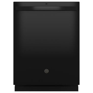 GE Appliances 24" Built-In Bar Handle Dishwasher with Top Control and 52 dBA in Black, , large