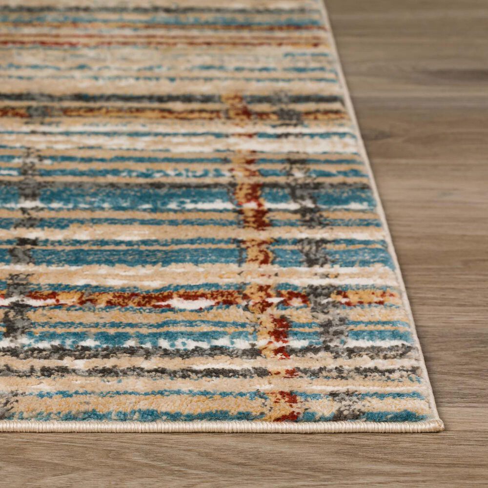 Dalyn Rug Company Karma 2&#39;3&quot; x 7&#39;5&quot; Multicolor Runner, , large