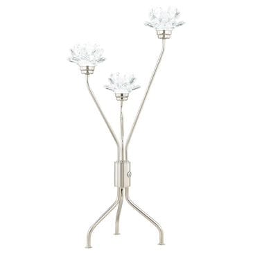 Anthony California Crystal Lotus Table Lamp in Nickel, , large