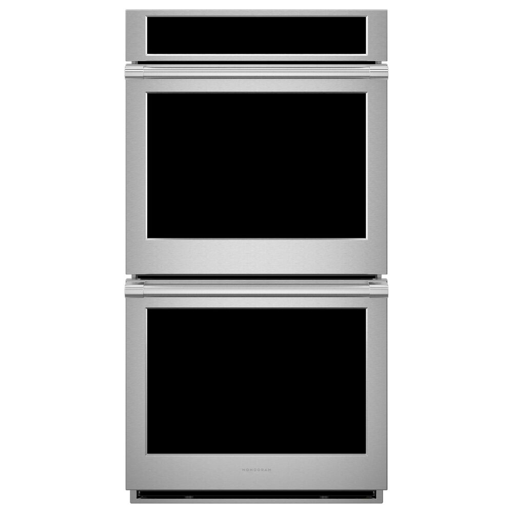 Monogram 27&quot; Smart Electric Convection Double Wall Oven Statement Collection - Stainless Steel, , large