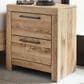 Signature Design by Ashley Hyanna 2-Drawer Nightstand in Golden Rustic, , large