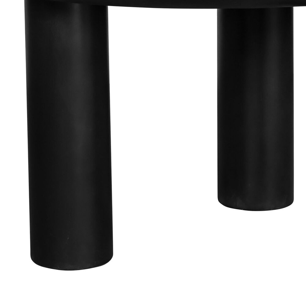 Moe&#39;s Home Collection Rocca Round Dining Table in Black - Table Only, , large