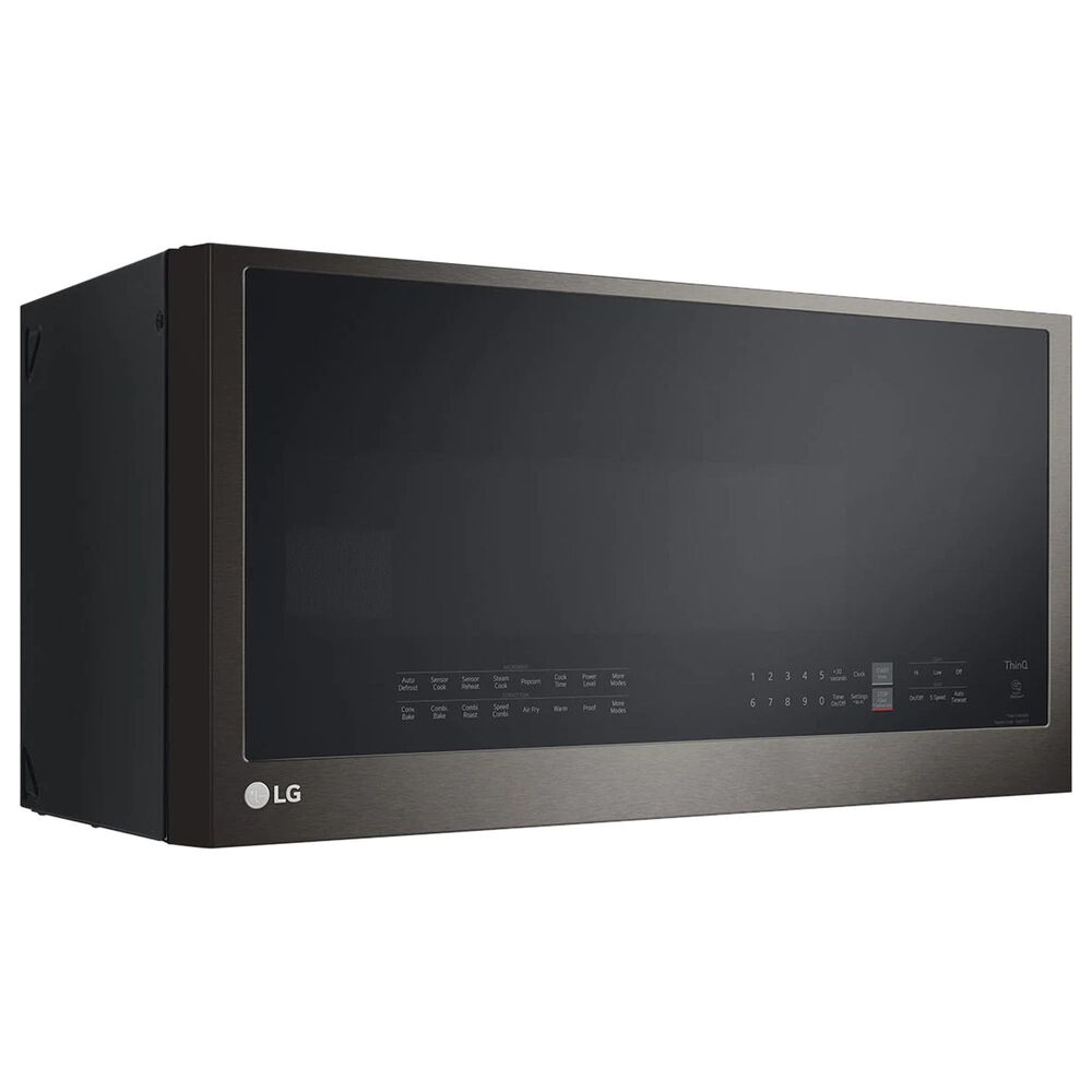 LG 1.7 Cu. Ft. Over-the-Range Microwave Oven with Air Fry in Black Stainless Steel, , large