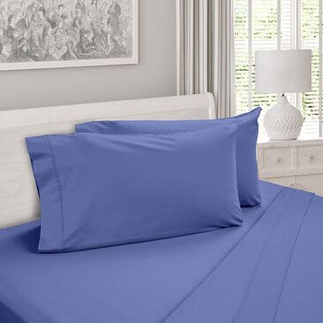 DreamFit DreamCool Degree 4 4-Piece Egyptian Cotton Queen Sheet Set in Blue, , large