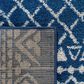 Safavieh Tulum  2" x 8" Dark Blue Runner, , large