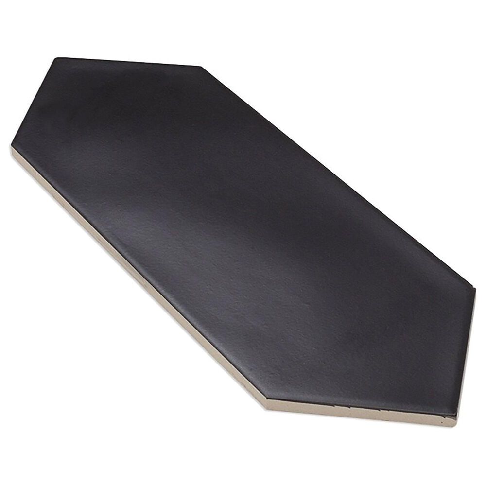 Soho Studio Kite Black 4" x 12" Porcelain Tile, , large