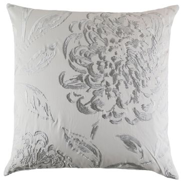 Ann Gish Glory 24" x 24" Throw Pillow in Silver and Cream, , large
