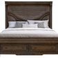 Sasha Lee Grand Teton 3 Piece King Storage Bedroom Set in Warm Brown Oak, , large